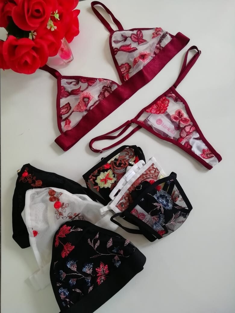 Juego Bralette e hilo