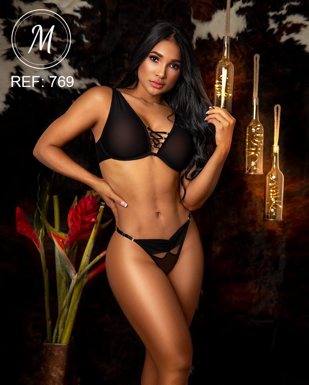 Juego bralette e hilo