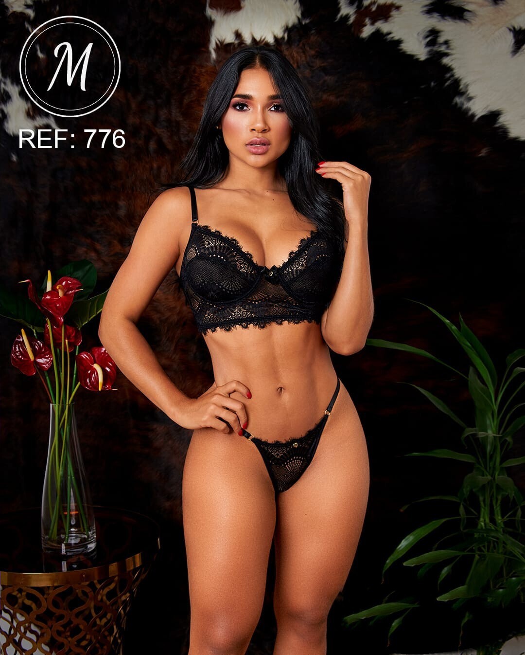 Juego bralette e hilo