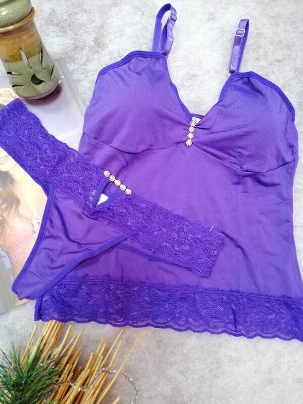Conjunto crop top lycra