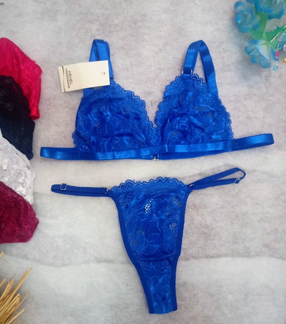 Conjunto bralette encaje