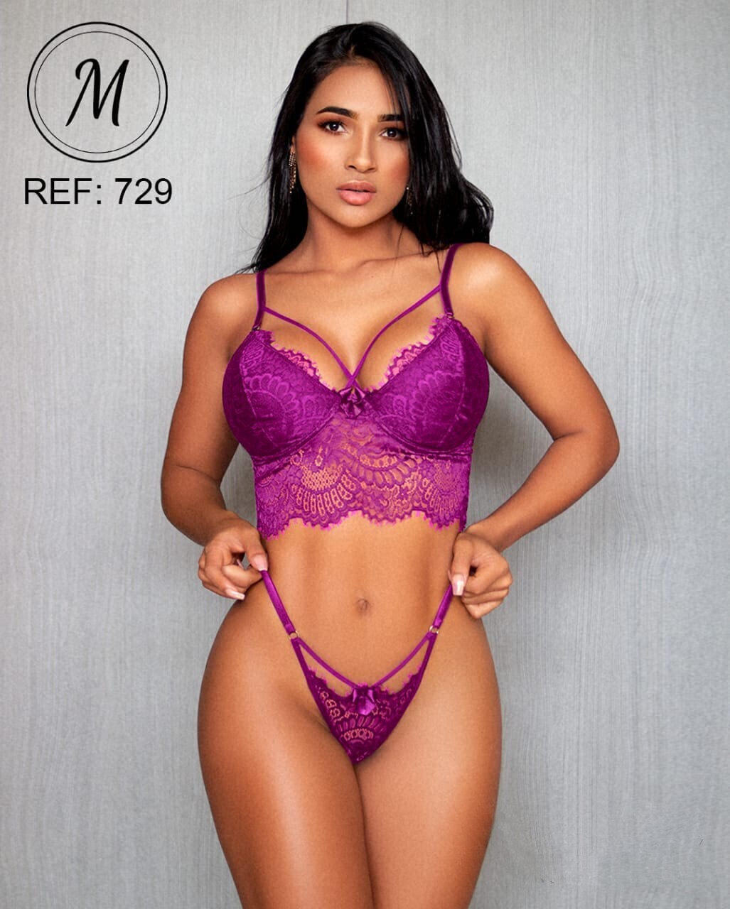 Juego bralette e hilo