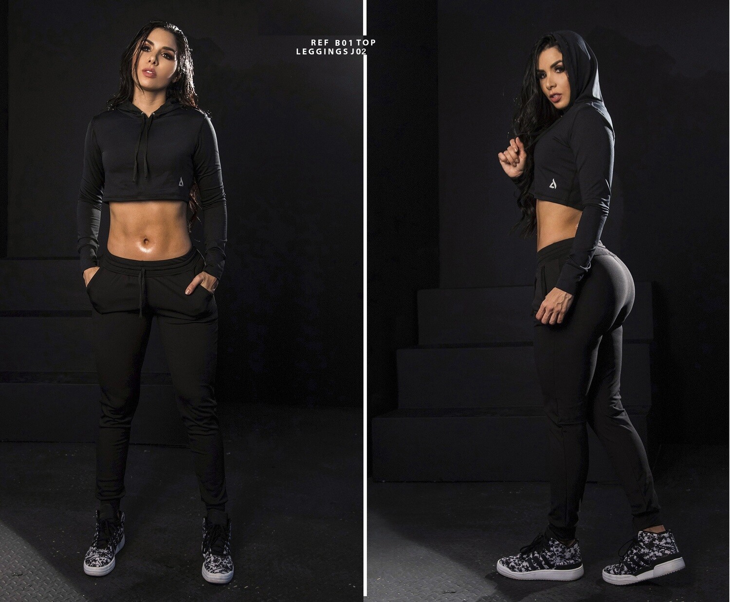 Conjunto jogger con buzo chompa