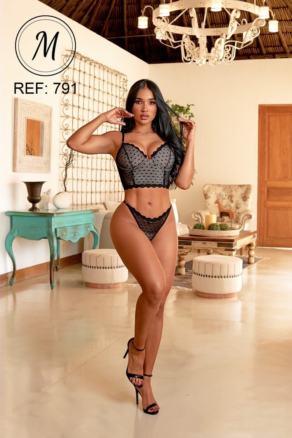 Conjunto tipo bustier