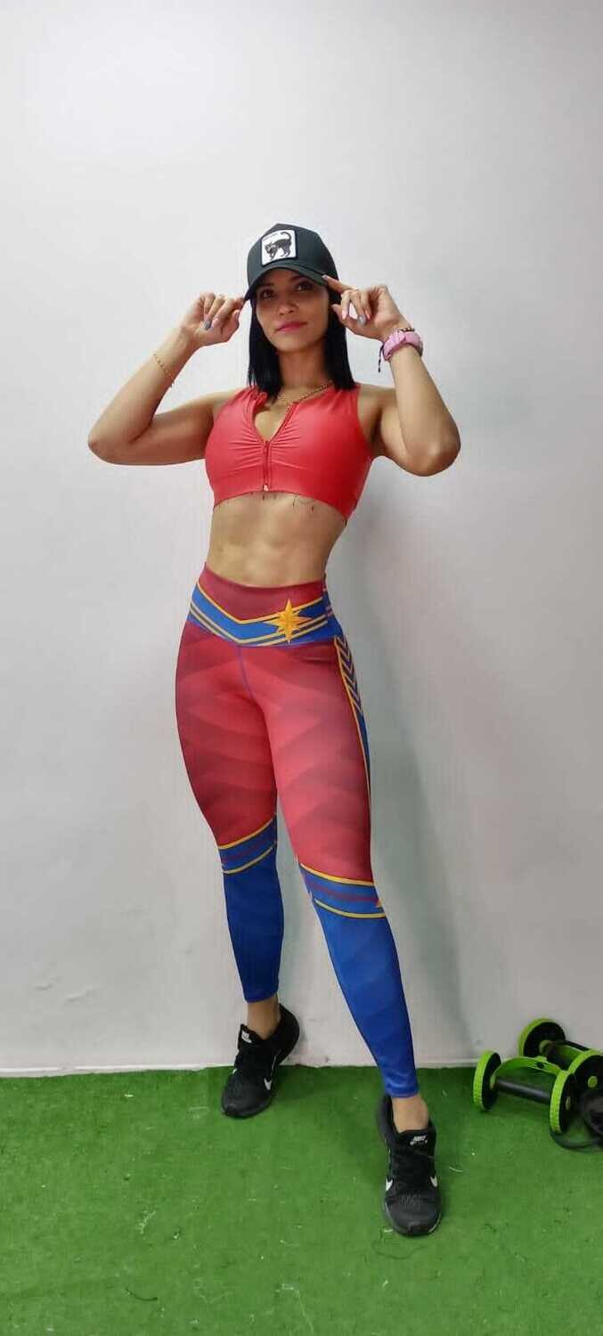 Leggings sublimado superhéroes
