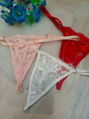 Trío hilos de tiras ajustables en encaje