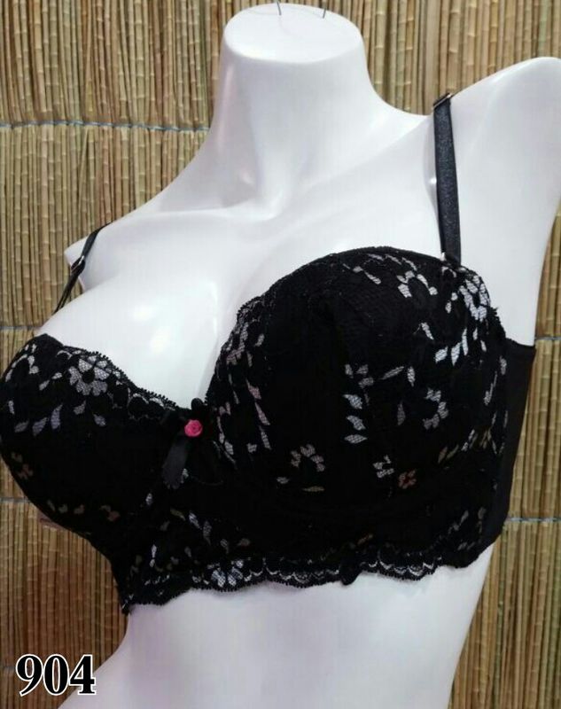 Brasier encaje base ancha