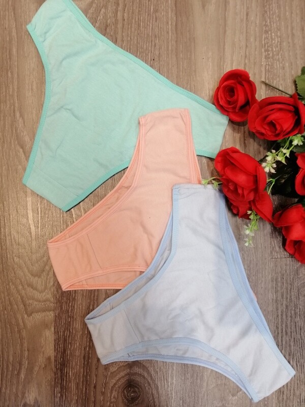 Trío bikinis en algodón