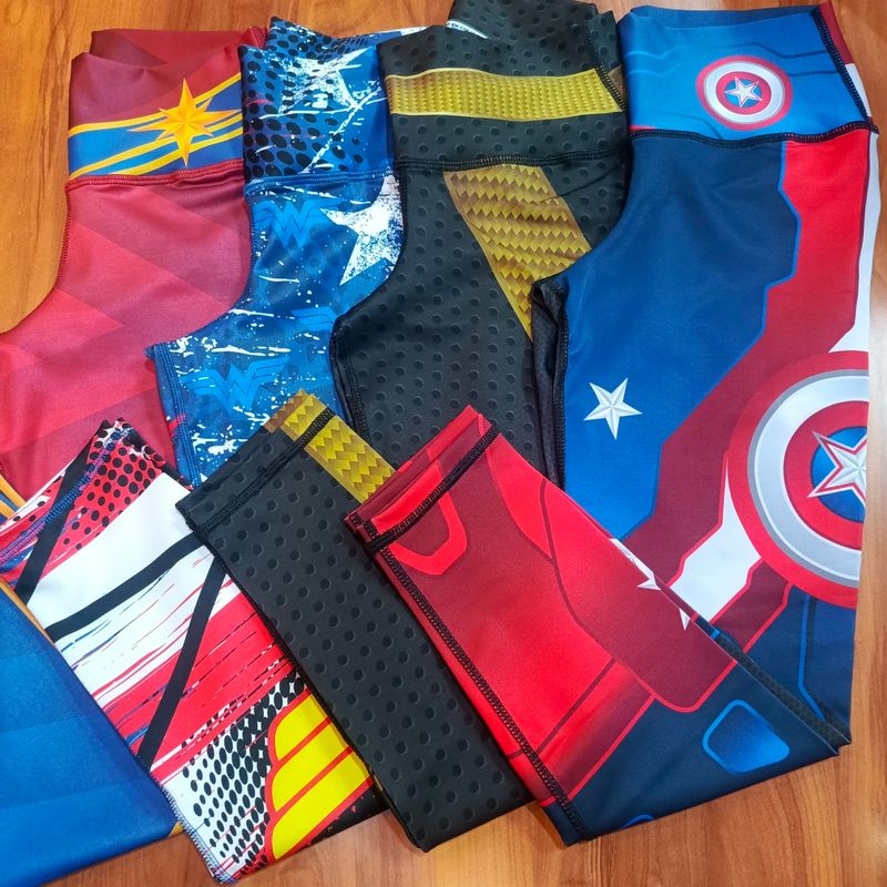Leggings sublimado superhéroes