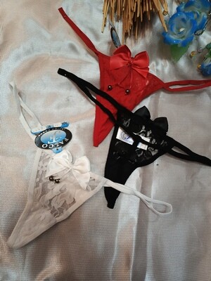 Trío hilos T en encaje Trío hilos T en encaje