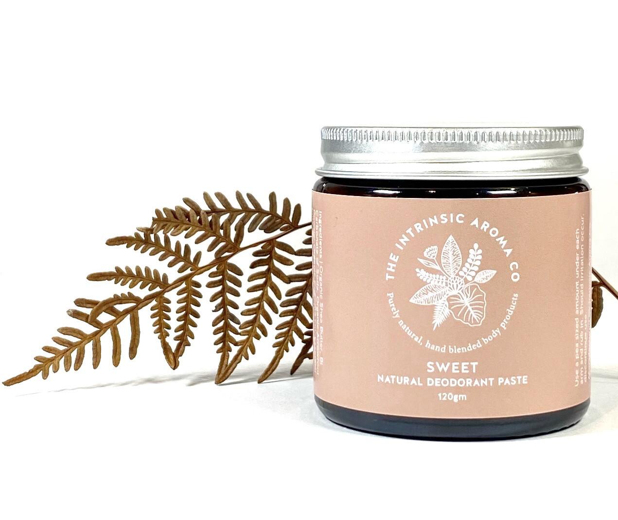 NATURAL SWEET DEODORANT PASTE 120gm - Aluminium Free Safe Deodorant