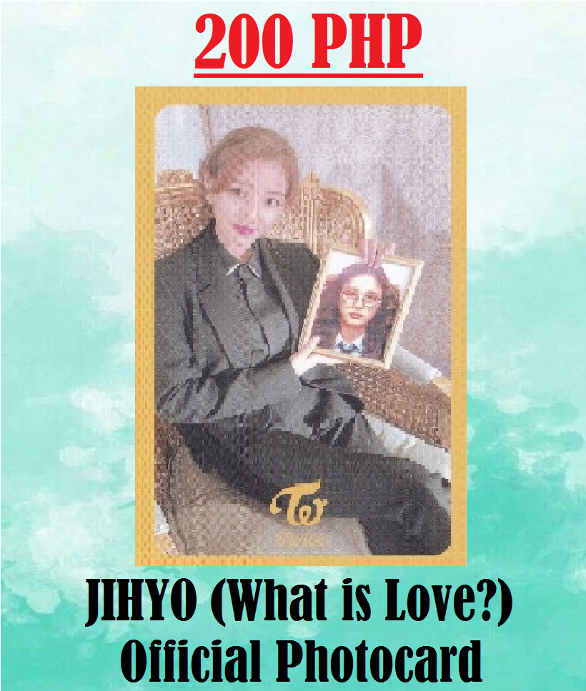 WHAT IS LOVE: Official Jihyo Photocard