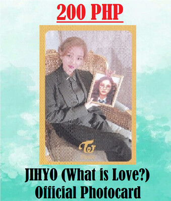 WHAT IS LOVE: Official Jihyo Photocard