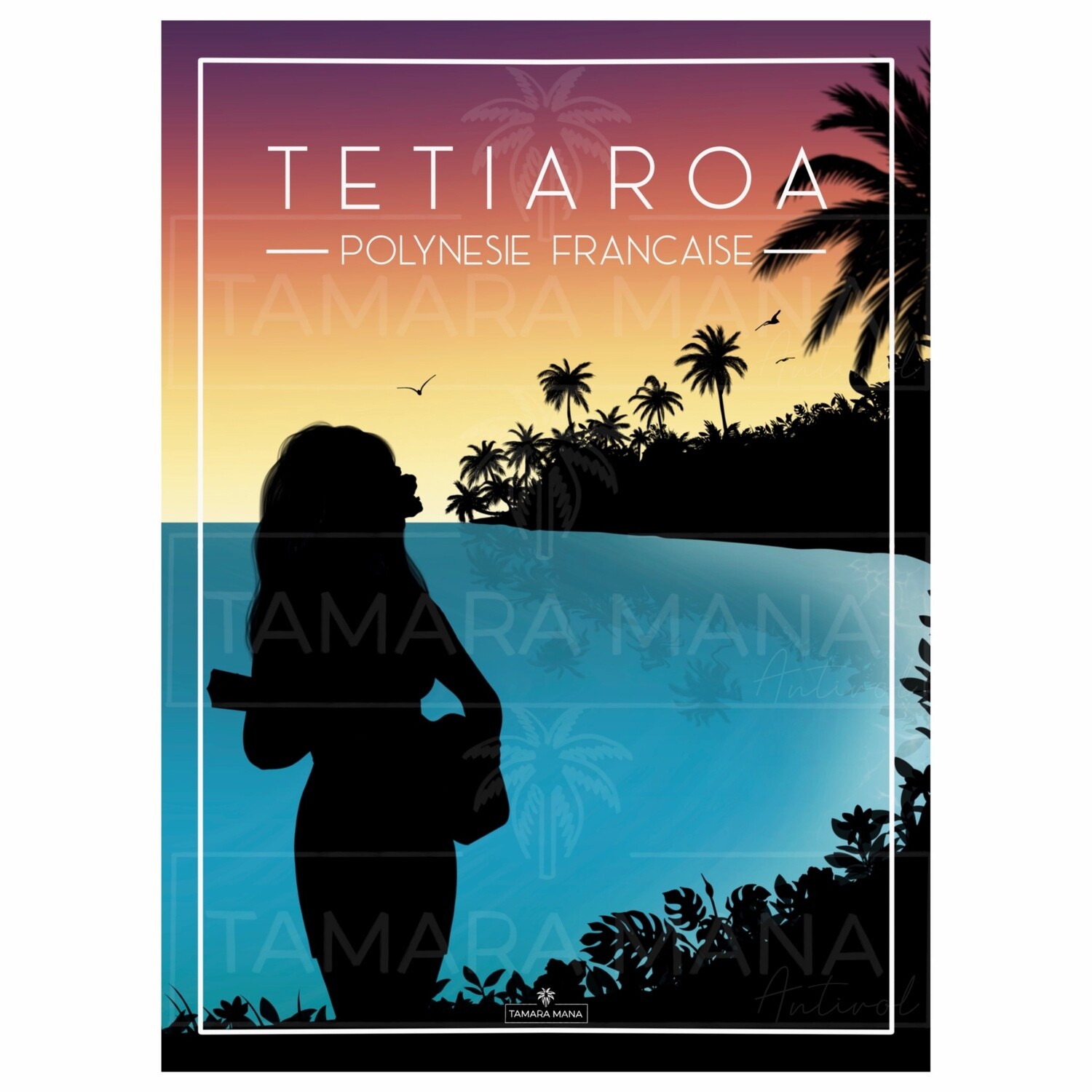 TETIAROA - Sunset Postcards