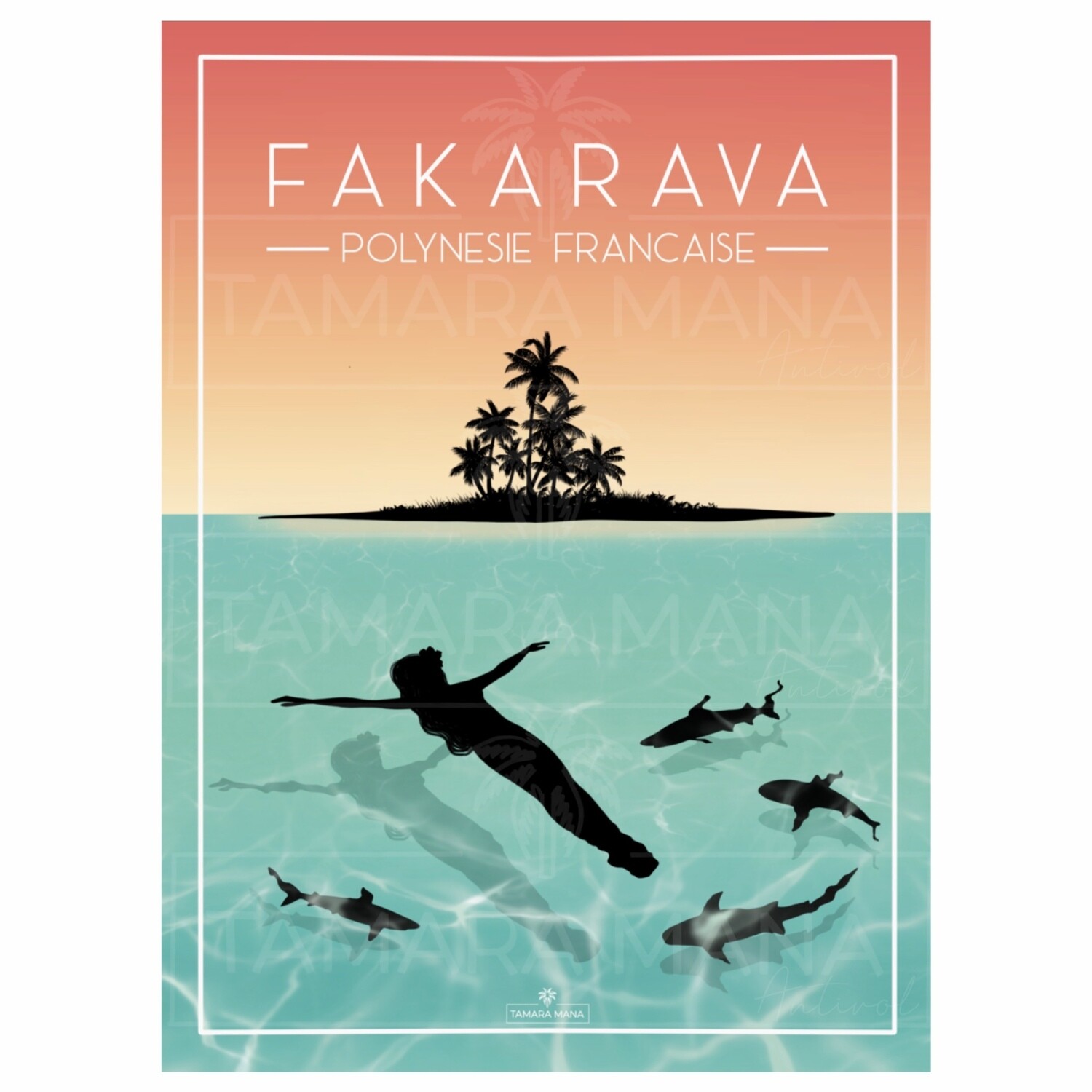 FAKARAVA - Sunset Postcards