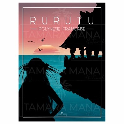 RURUTU  - Sunset Postcards