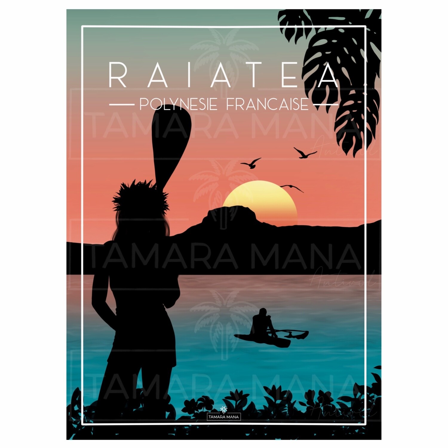 RAIATEA  - Sunset Postcards