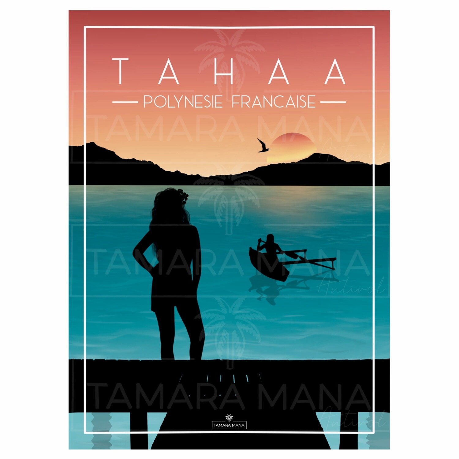 TAHAA - Sunset Postcards