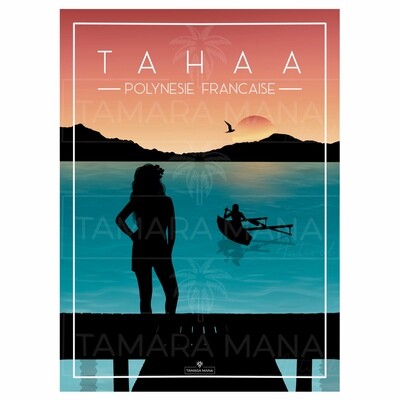 TAHAA - Sunset Postcards