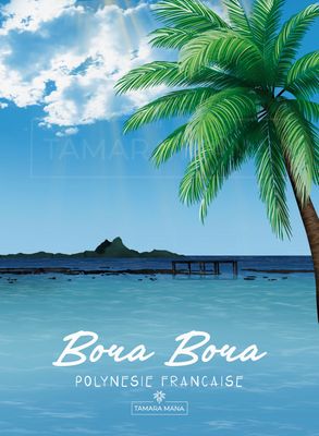 BORA BORA ISLAND - postcard
