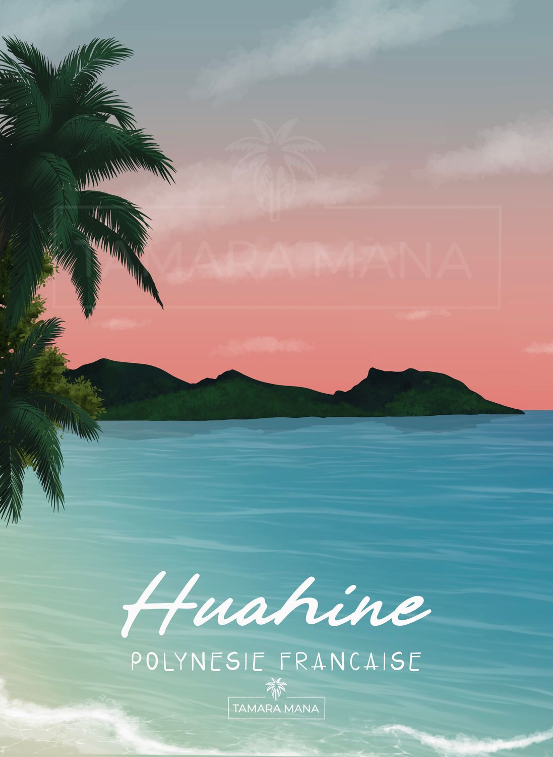 HUAHINE - postcard