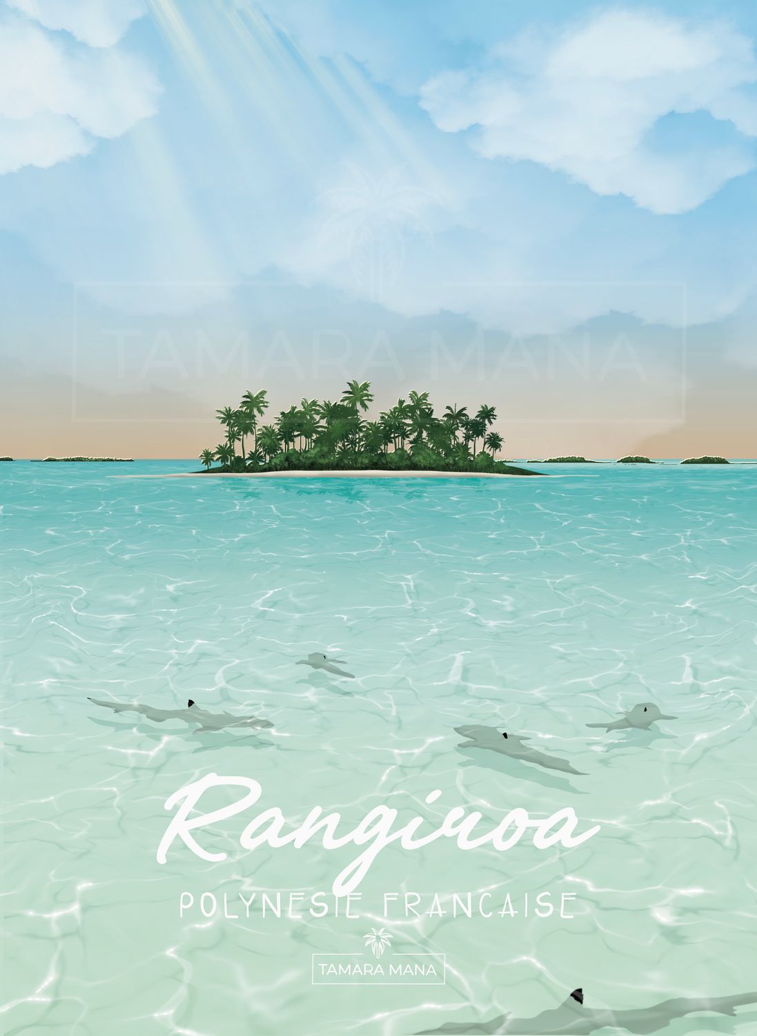 RANGIROA - postcard