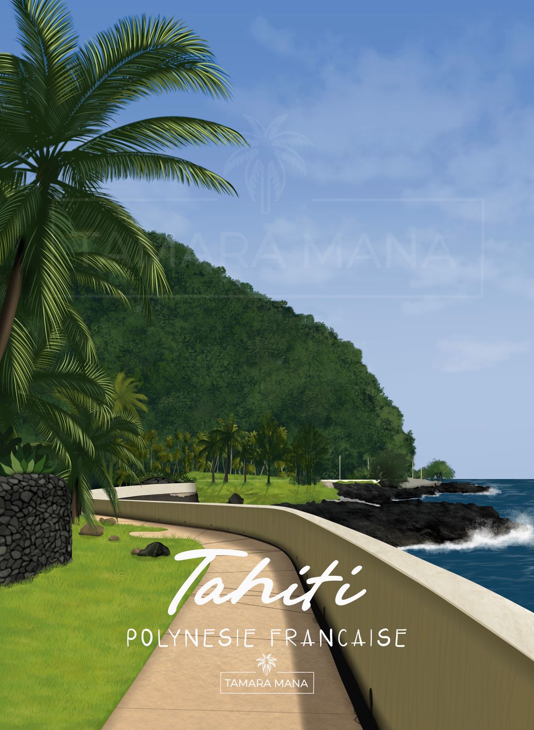 TAHITI - postcard