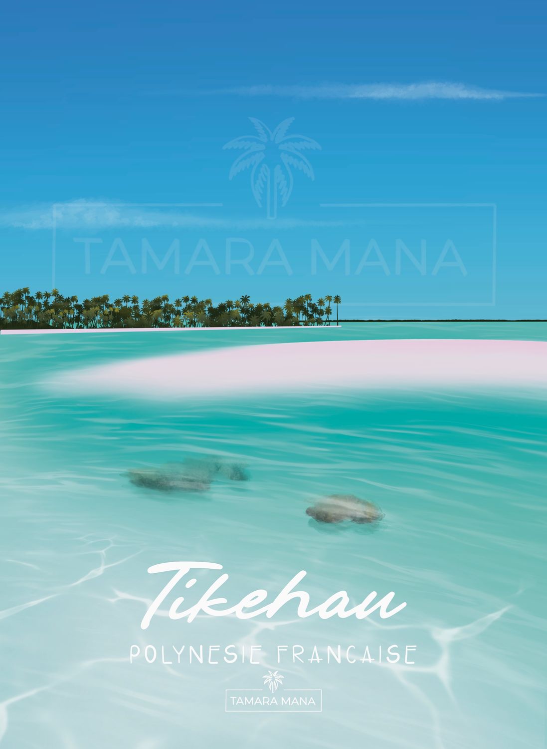 TIKEHAU - postcard