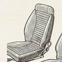 Seat upholstery  Alfa Montreal