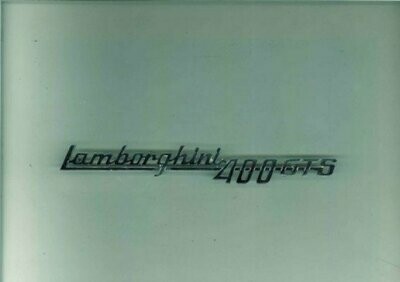 "Lamborhini 400 GTS"