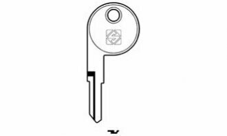 Door key Alfa Alfetta GTV , Sedan , Giulietta 116
