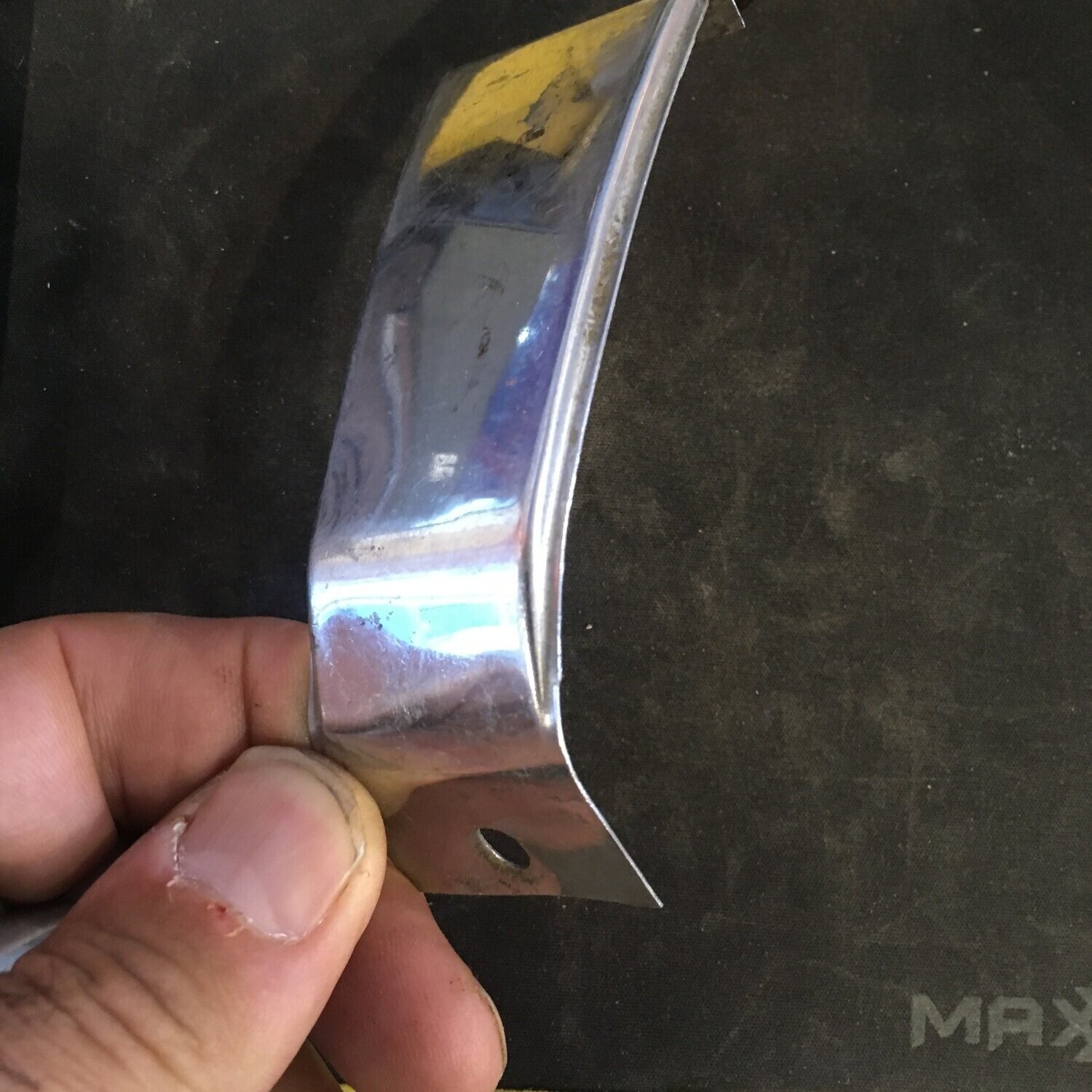 Bumper chroom 105 voor