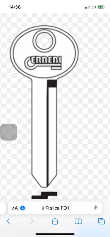 Key Ford Mustang