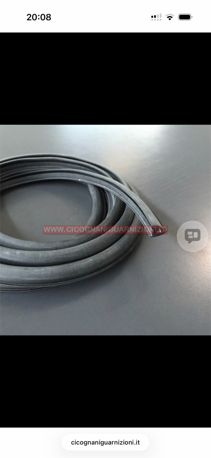 Rubbers achter zijruit set Ghibli Coupe SS