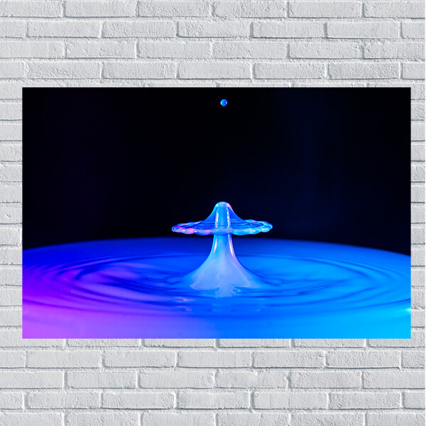 Blue Water Drop