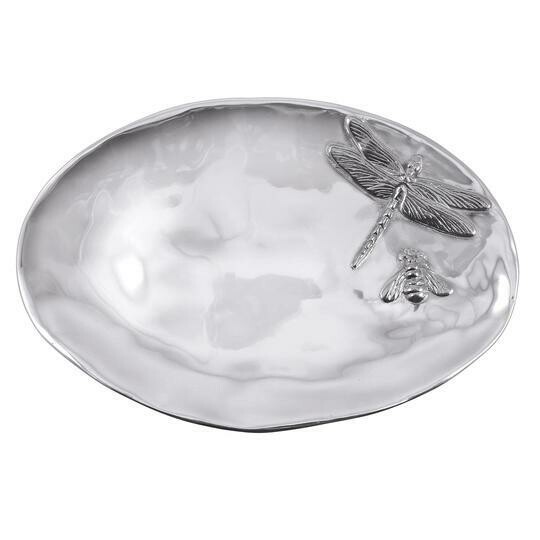 Dragonfly &amp; Bee Oval Srvr (1711)