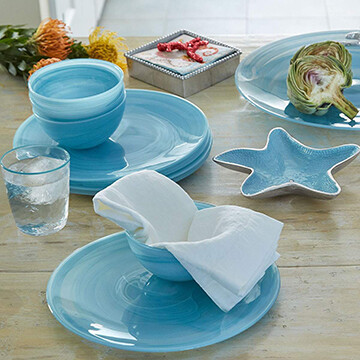 Aqua Charger Plate (6615A)