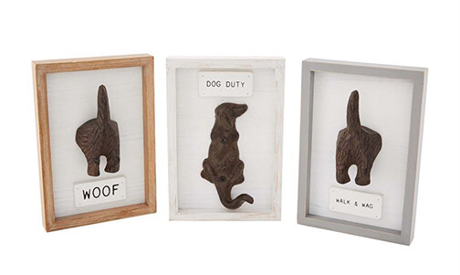 Shadowbox Dog Hooks