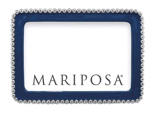 Beaded Blue 4x6 Frame (3706B)