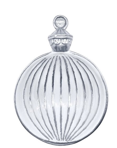 White Ornament Candy dish 1419W