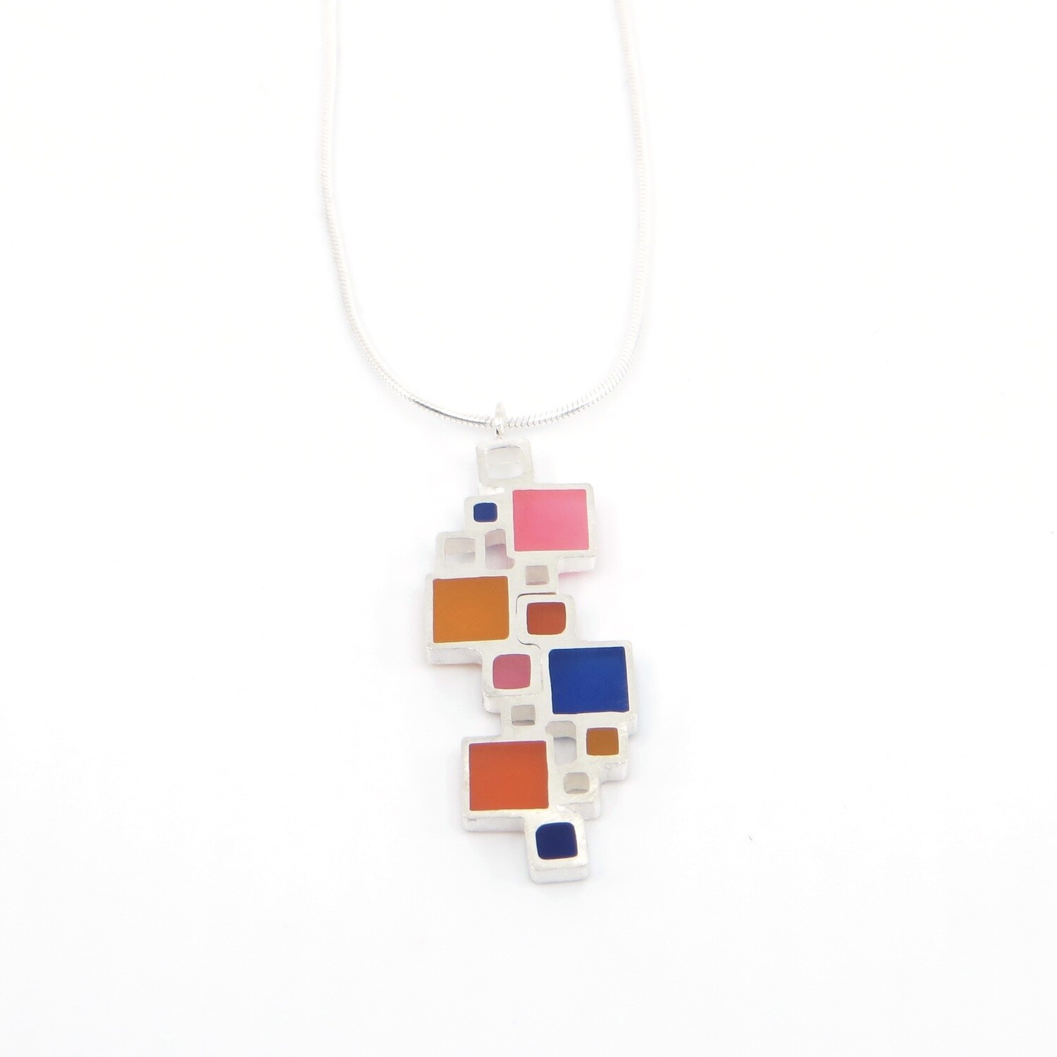 Dbl Open Square Neclace (POPD)