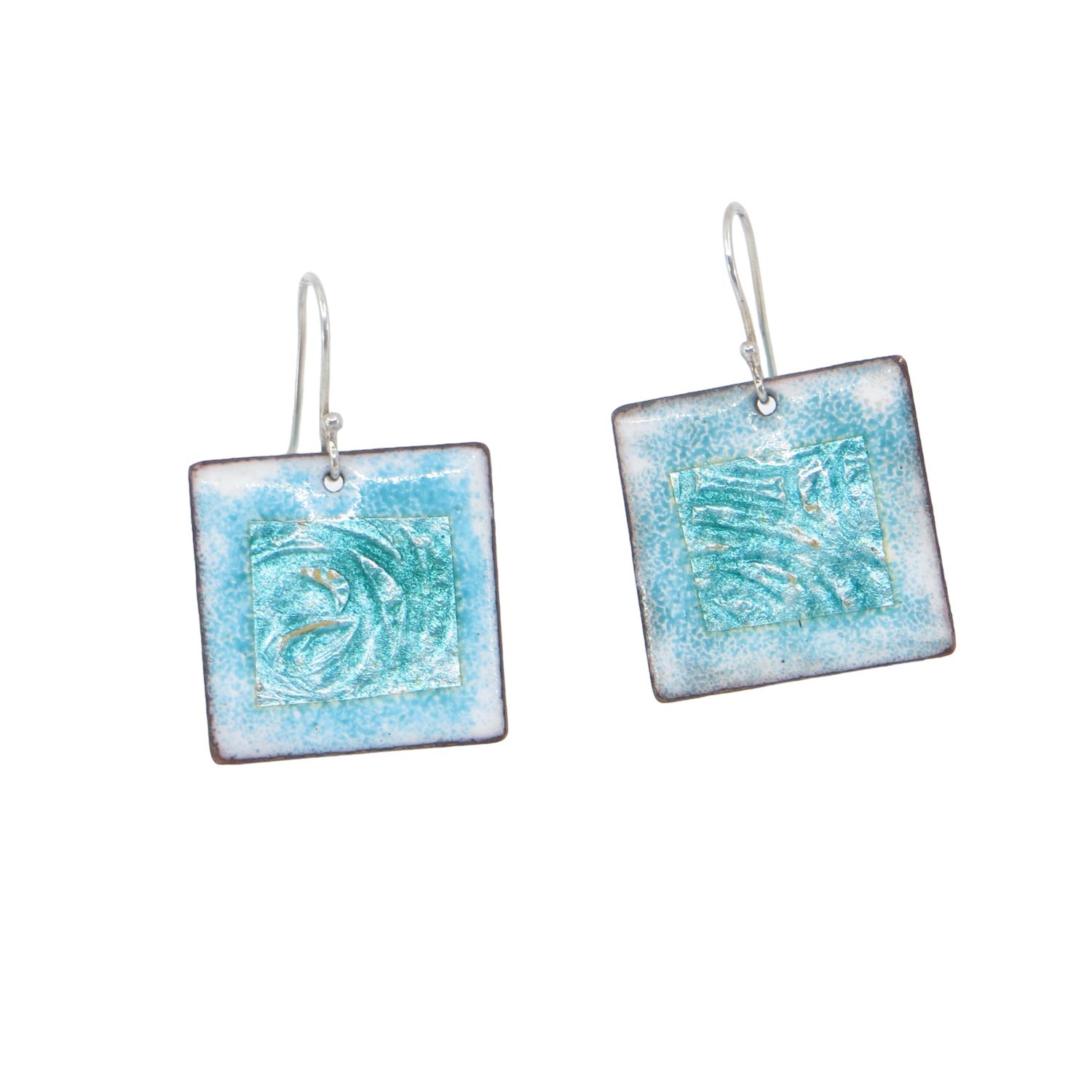 Silver/Enamel Earrings