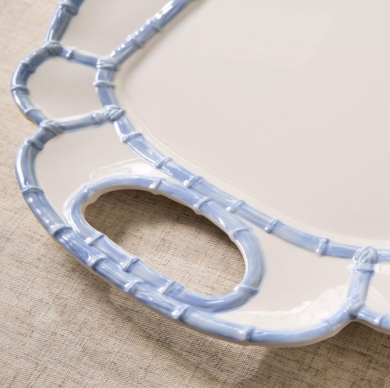 Fr. Blue Platter