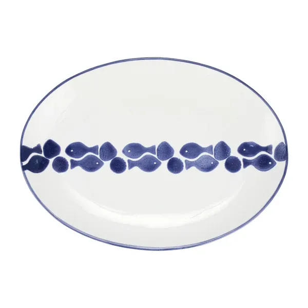 Santorini Fish Lrg Ovl Pltr