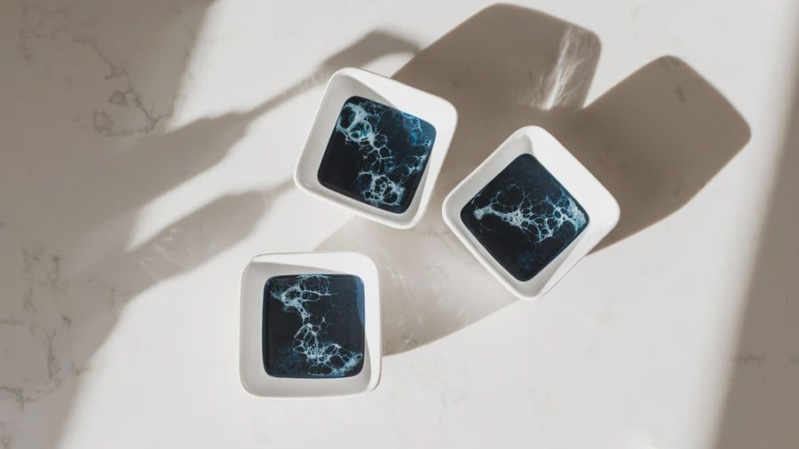 Resin Dipping Bowls, Color: NWM