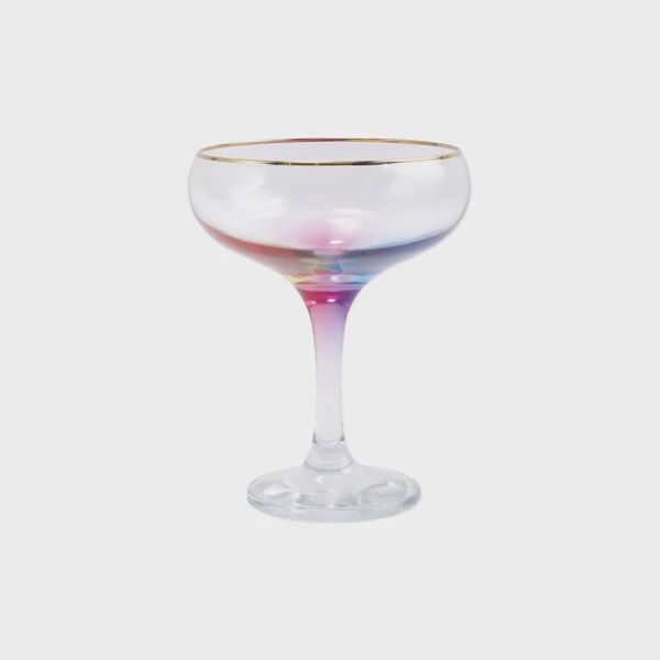 Coupe Glasses, Color: Rainbow