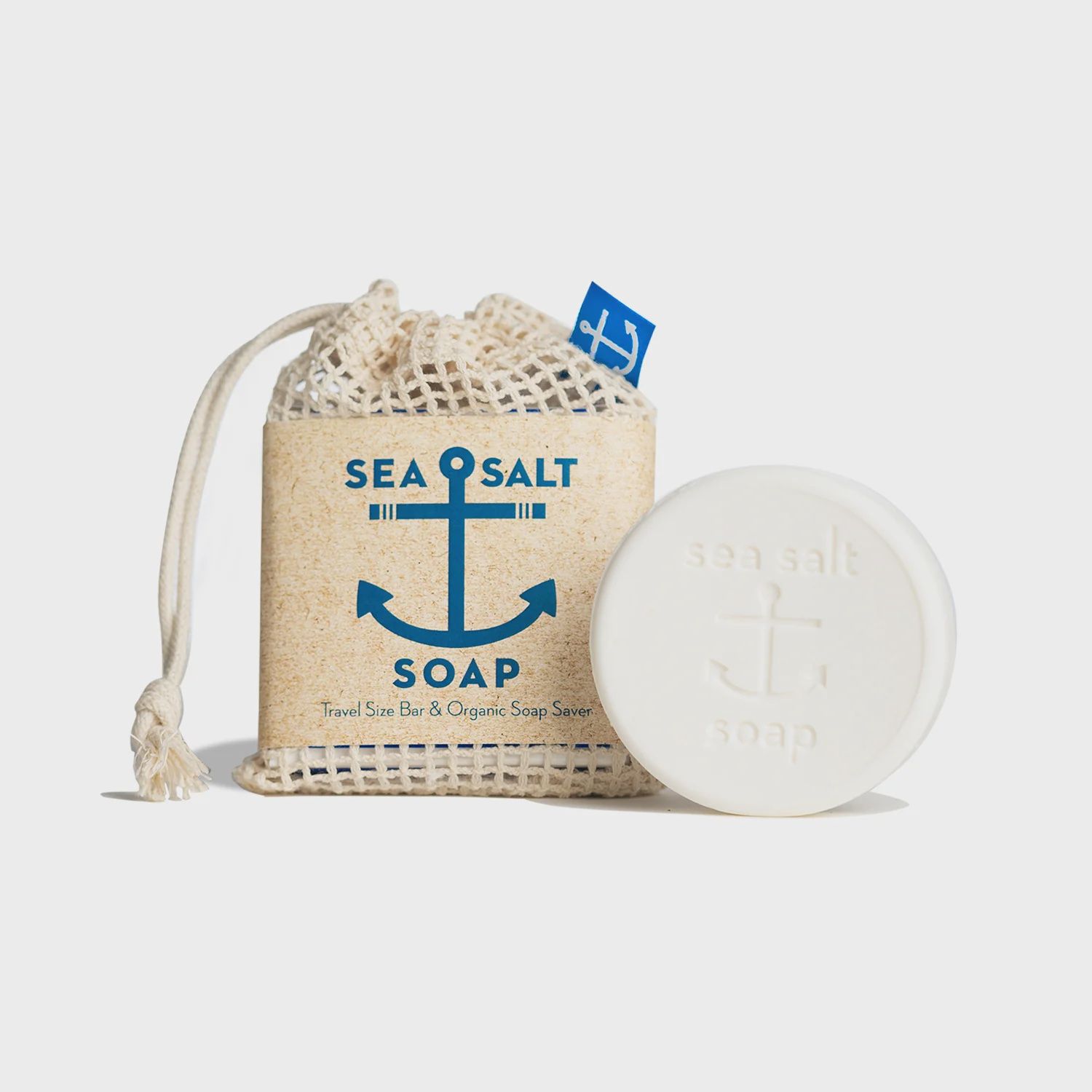 Travel bar &amp; Soap Saver, Scent: Sea salt