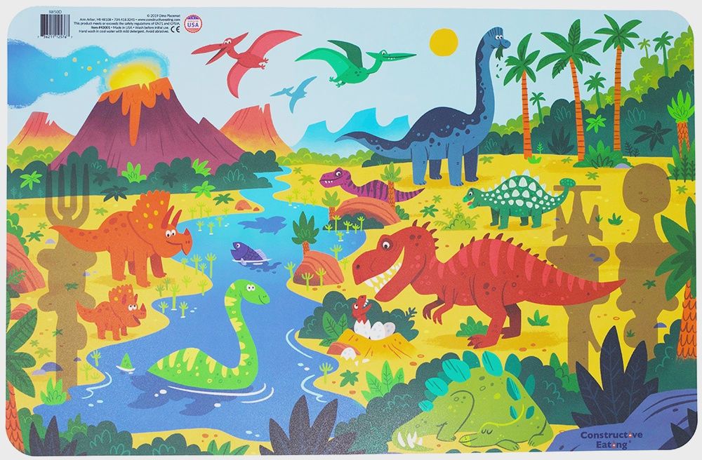 Kids Placemats, Name: Dino
