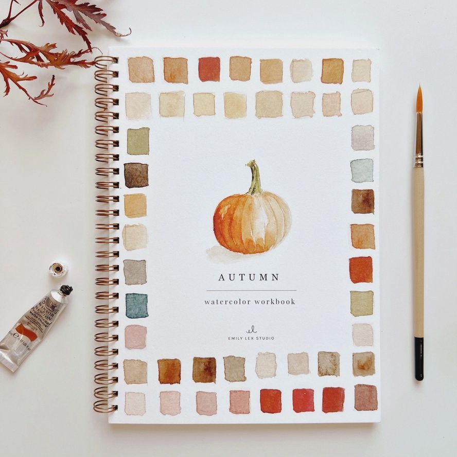 Watercolor Workbook, Name: Autum