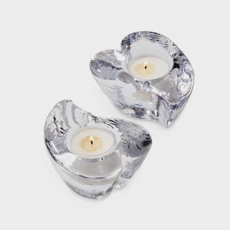 Twist Heart Tealight (2) 10862